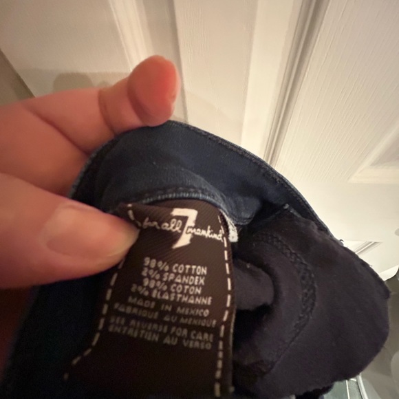 7 for all Mankind slim cigarette jeans sz 30 - Picture 4 of 5